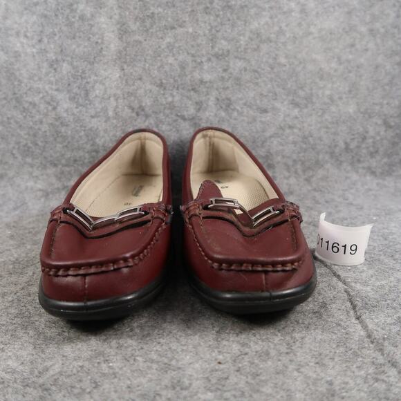 Aerosoft Shoes Womens 40 Loafer Moc Toe Slip On Casual Comfort Career Classic - Picture 2 of 11